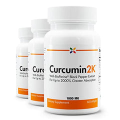 Stop Aging Now Curcumin2K front bottle shows turmeric-based formula for daily antioxidant and joint support