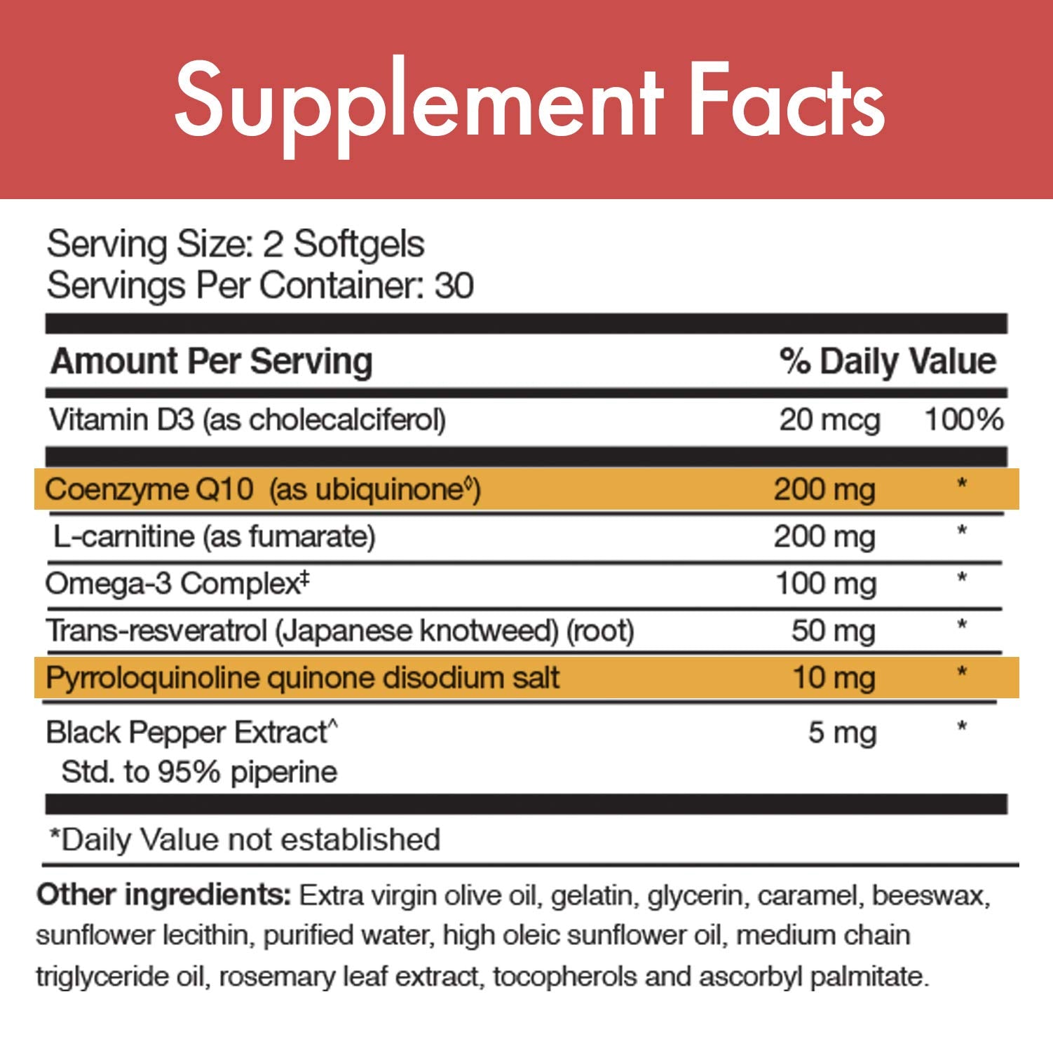 Stop Aging Now MAX-Q10 Ultra label close-up emphasizing CoQ10 and BioPQQ blend.