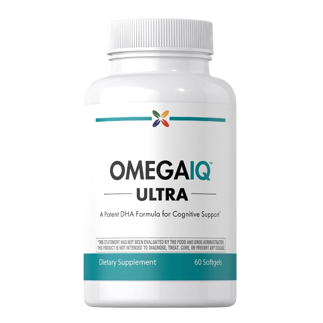 Stop Aging Now Omega-3 bottle front showing label for daily wellness