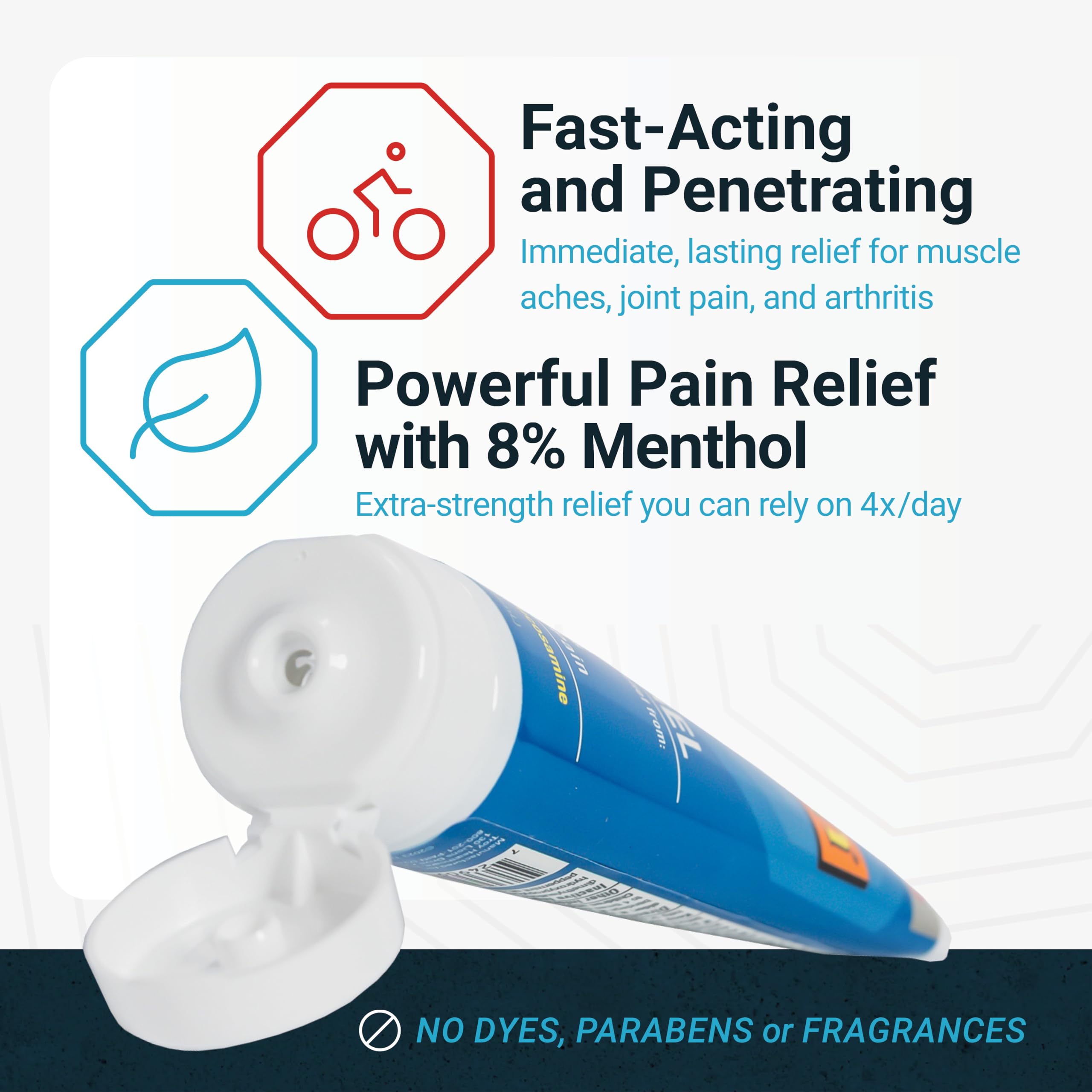 Stopain Pain Relief Gel on knee demonstrates targeted use for joints.