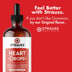 Strauss Heartdrops dropper pour showing easy daily serving