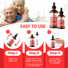 Strauss Naturals Heart Drops third-party tested badge signals purity and safety