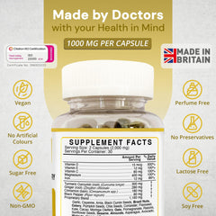 Open capsule powder into smoothie to show easy intake with Strength & Spices