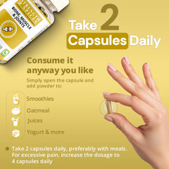 Strength & Spices UK-made vegan capsules for mobility and flexibility