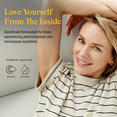STRIPES Naomi Watts Addition label close view emphasizing probiotic blend and vitamins