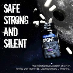 Stripfast5000 Night Bullets packaging box with premium design and branding