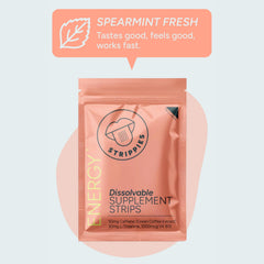 STRIPPIES on-the-go energy boost for travel or commute.