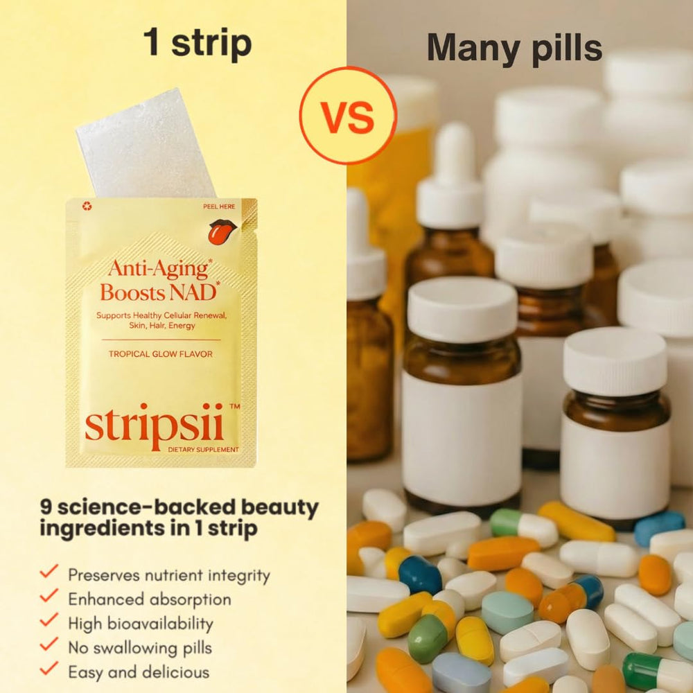 Stripsii nail-strength strip supports healthy-looking nails.