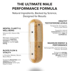STRIVLABS Peak Potential bottle and label highlighting the 12-in-1 formula.