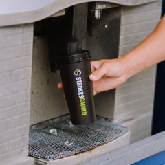 Strokes Gained Hydration bag and box display convenient packaging.