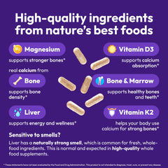 Strong Jaw clean-label packaging signals GMO-free, simple ingredients.