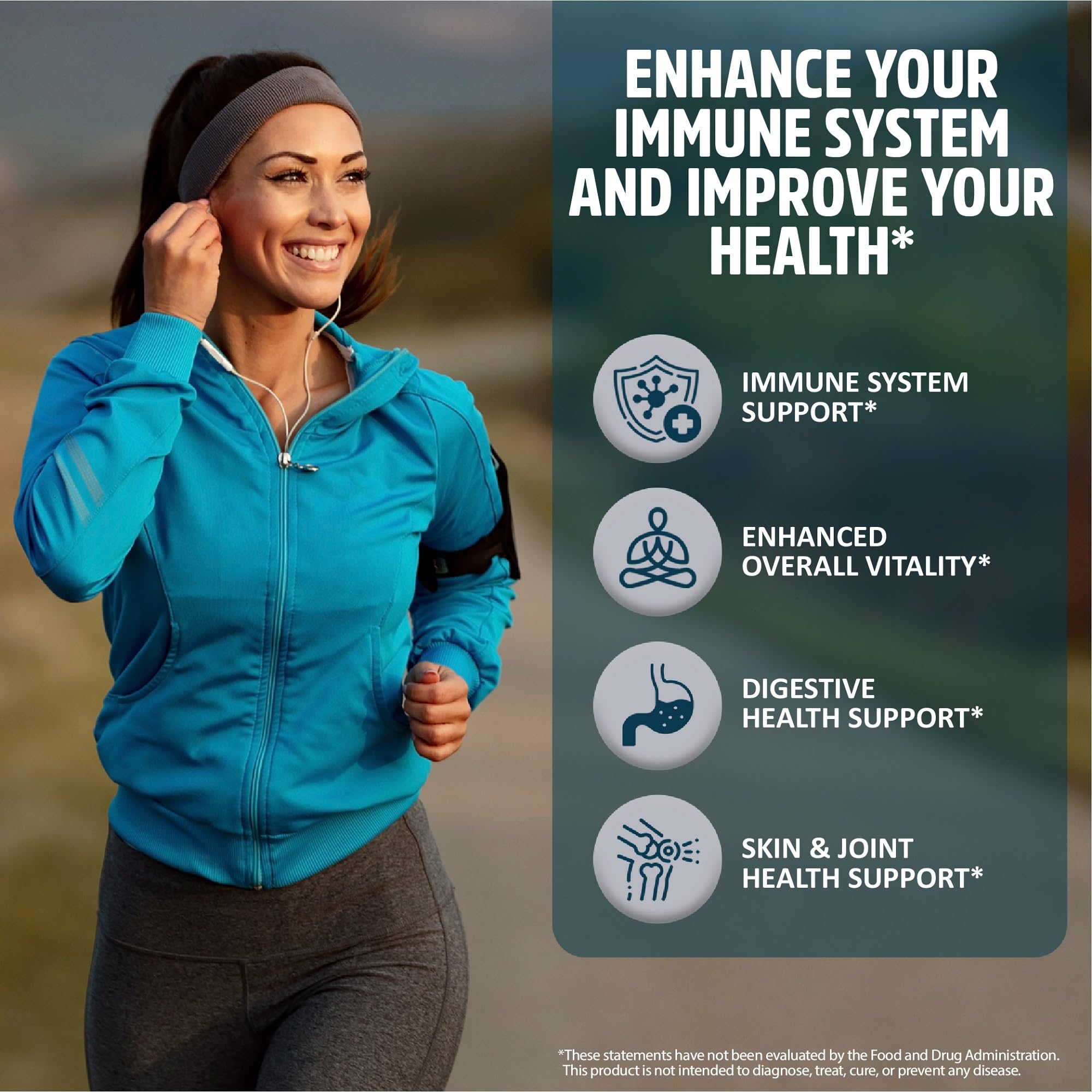 StrongVit ashwagandha and ginger ingredients hint at balanced vitality.