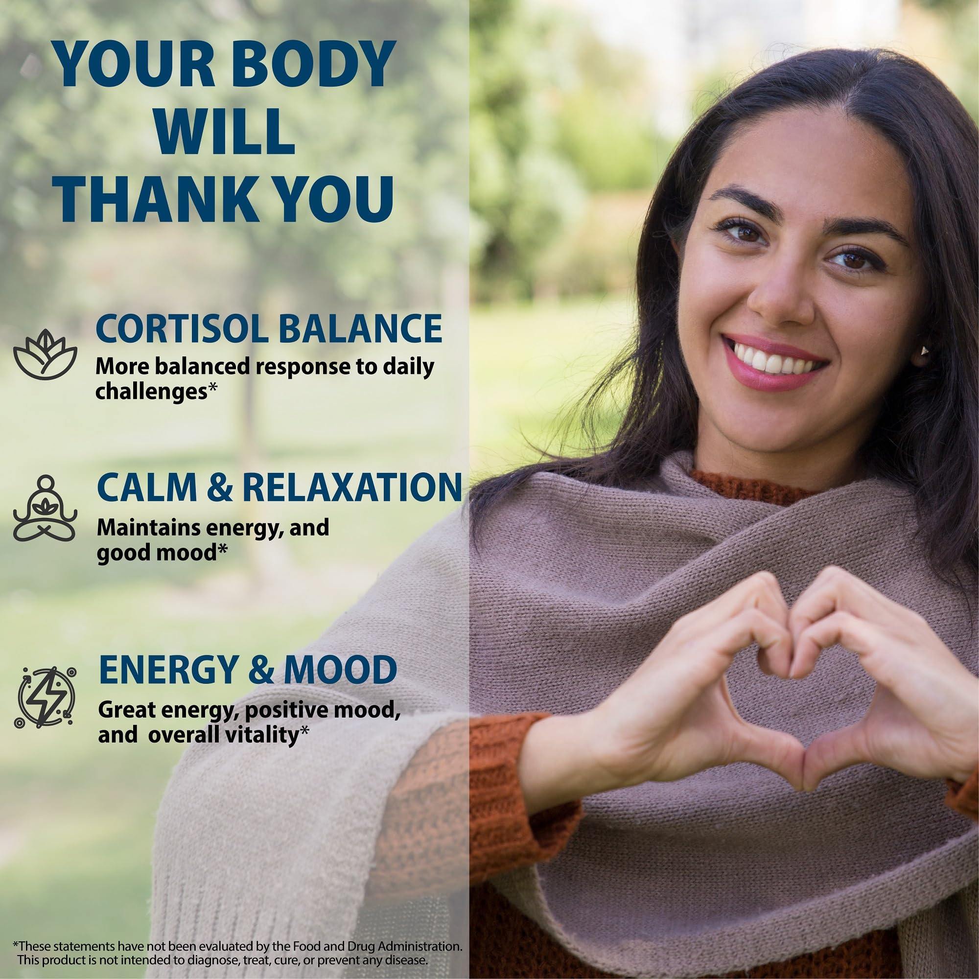 StrongVit ash­wagandha and magnesium complex highlights calming ingredients