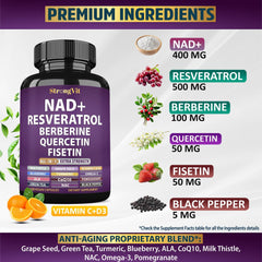 StrongVit berberine-quercetin capsules highlighting a potent antioxidant blend for daily resilience