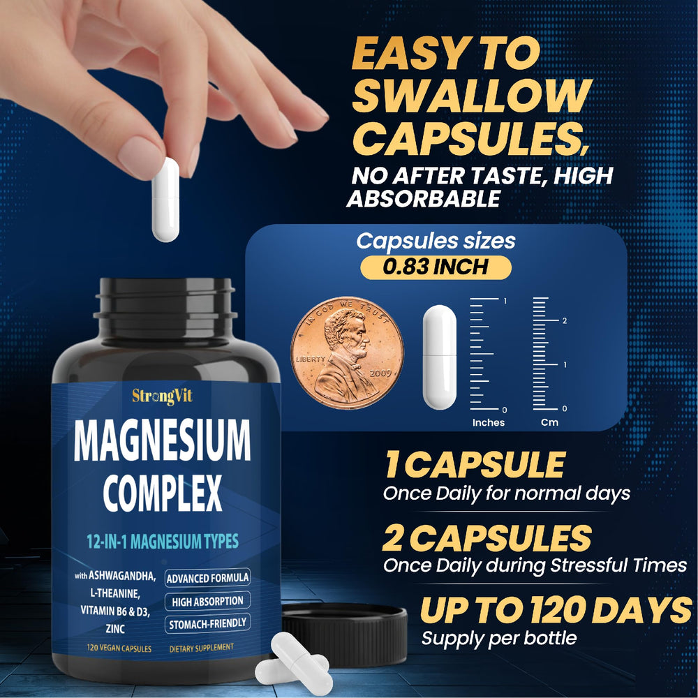 StrongVit sleep-support scene suggesting nighttime routine