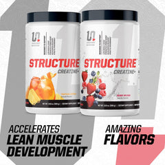 Structure Creatine+ scoop-measure highlights exact serving for consistent training sessions.