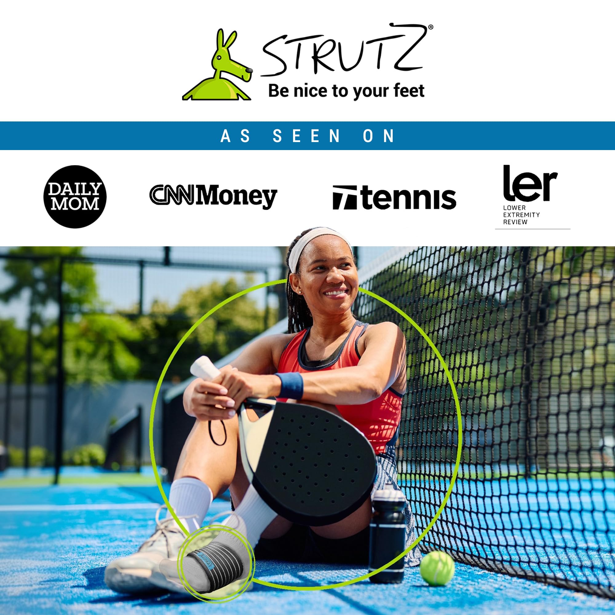 Strutz Sole Angel in-shoe use for everyday comfort