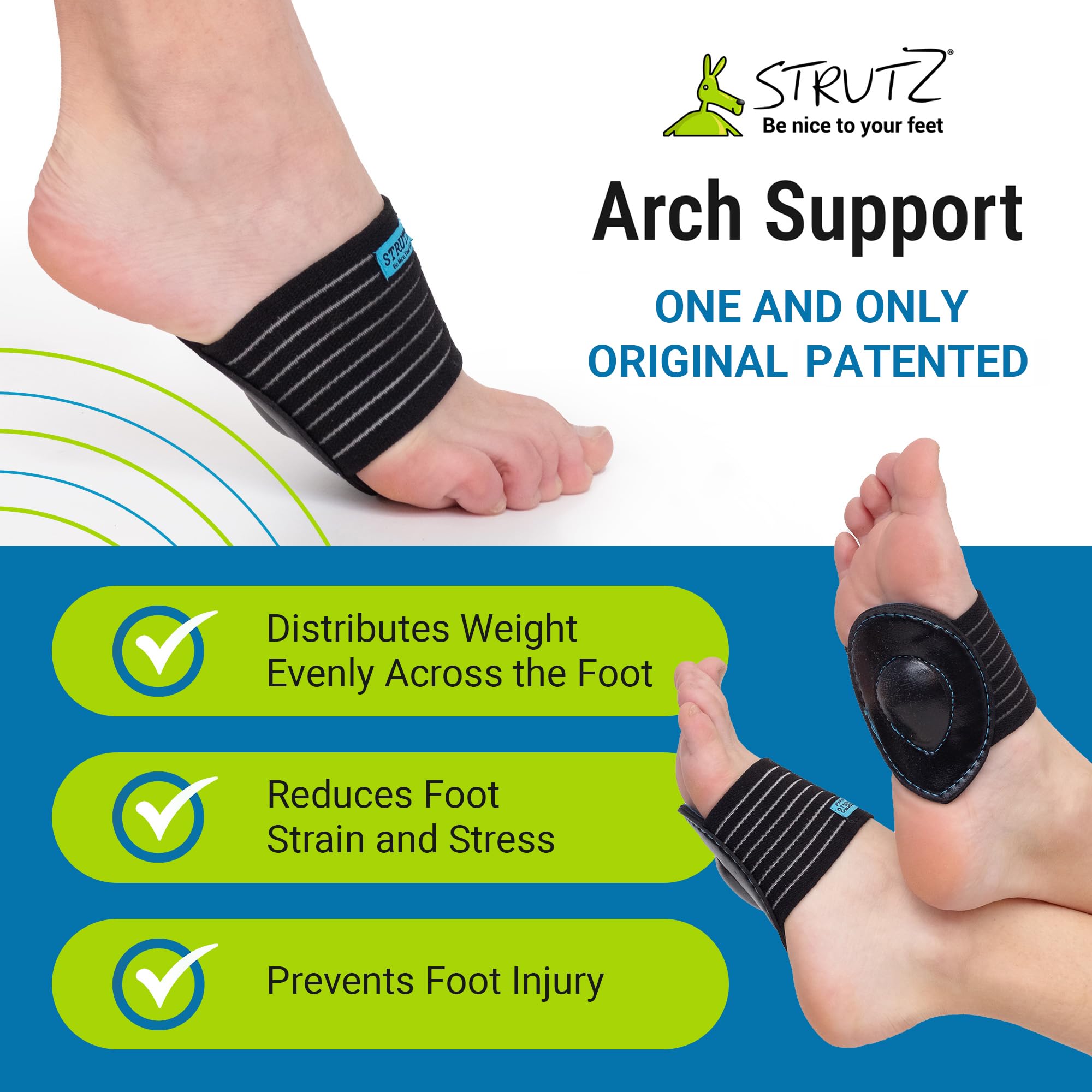 Strutz Sole Angel two-pack with clear usage instructions