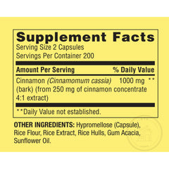 STS Home Cinnamon 400-count bottle on shelf emphasizing value and quantity