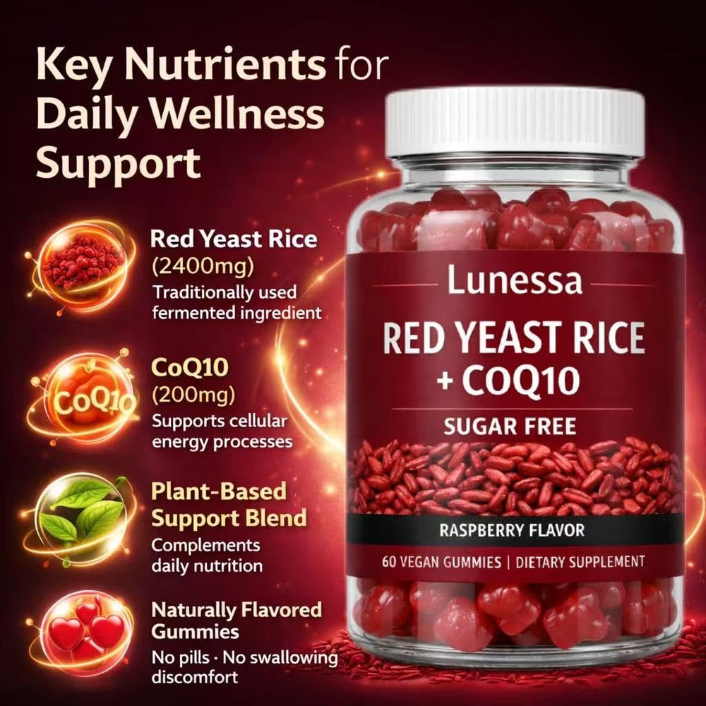 SUBMETIC Lunessa gummies with CoQ10 for daily vitality and balance.