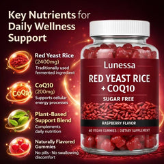 SUBMETIC Lunessa gummies with CoQ10 for daily vitality and balance.