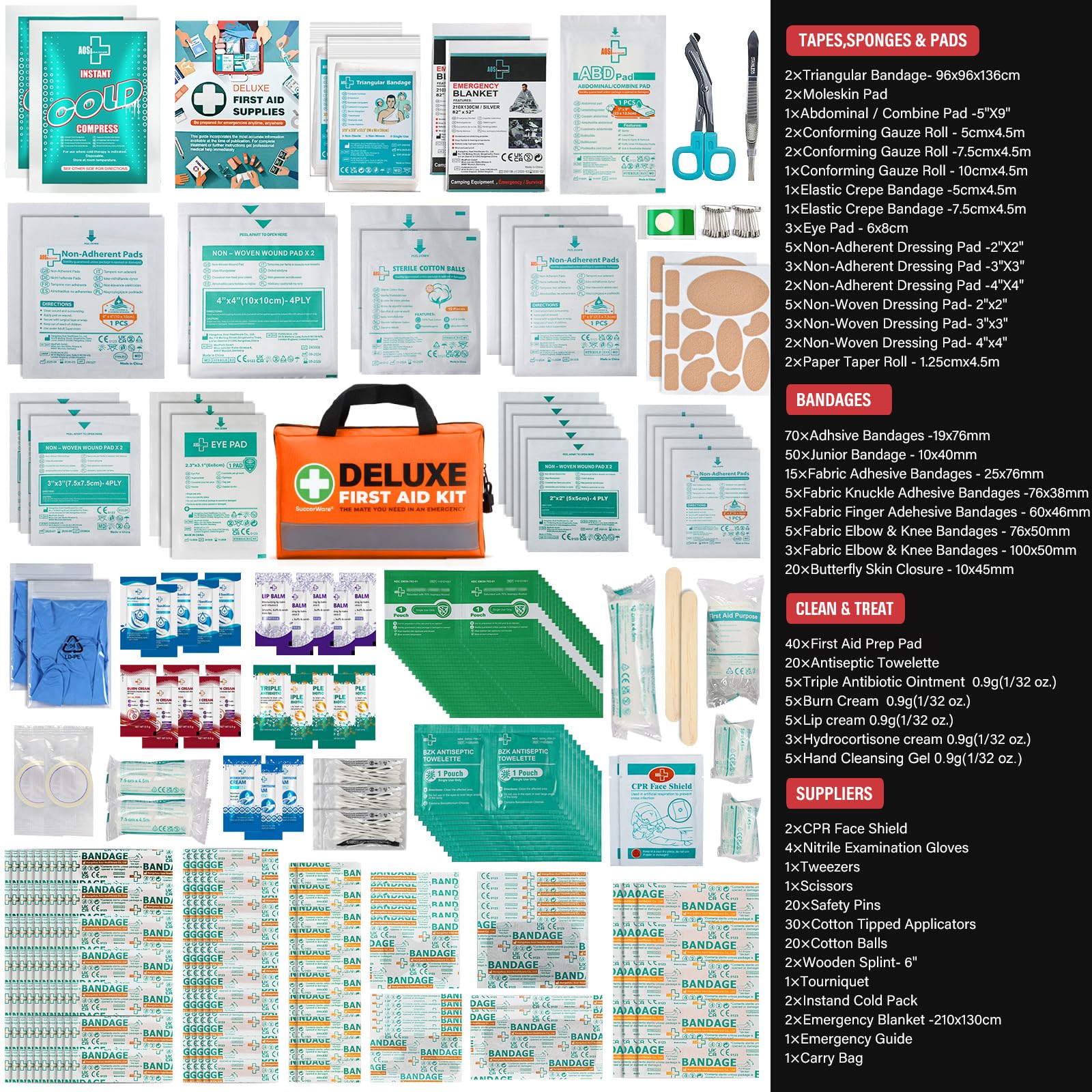 SuccorWare instant cold pack for quick relief after minor incidents.