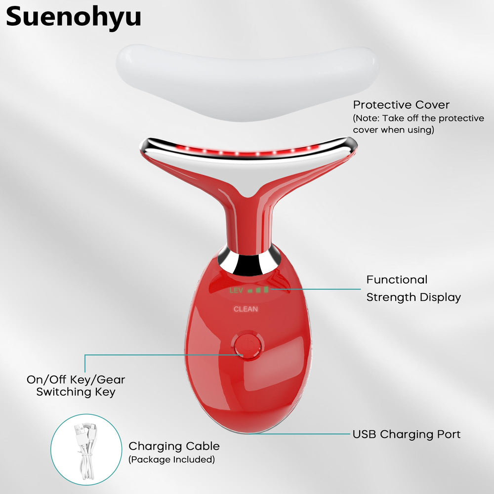 Suenohyu heated massage helps serum absorption with comfortable warmth.