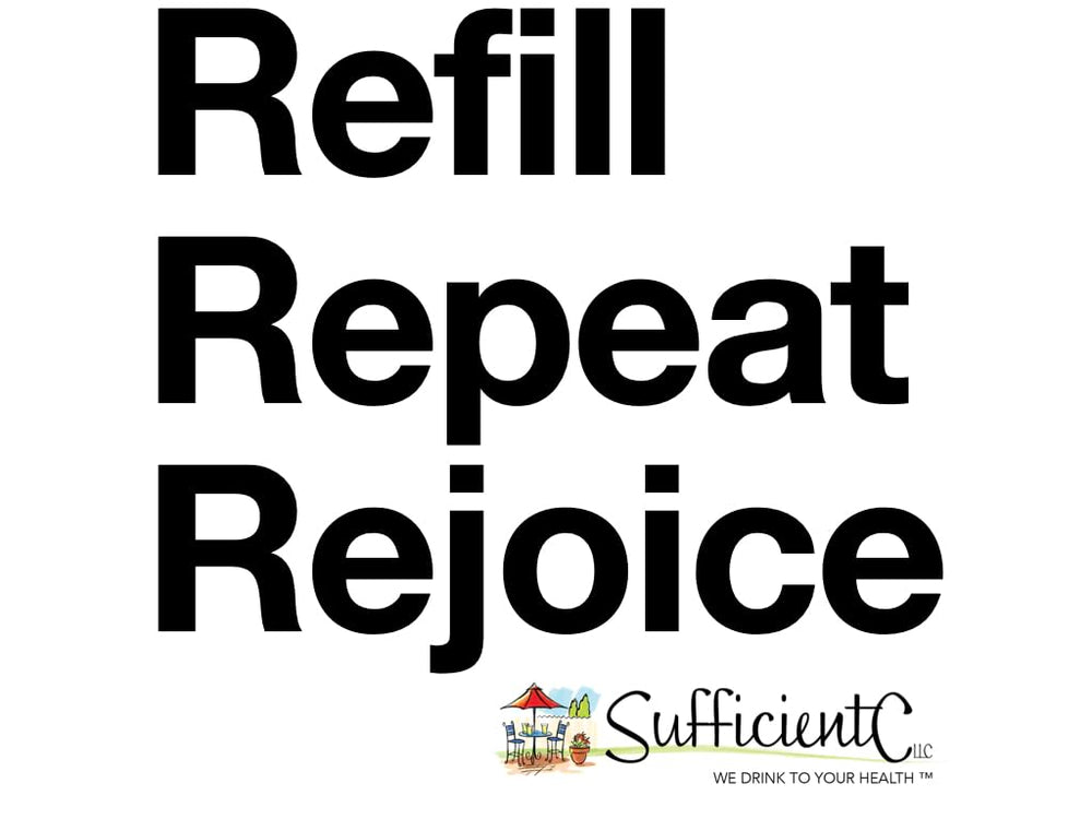 Sufficient-C double pack front view emphasizing value and convenience.