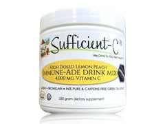 Sufficient-C immune-ade drink mix tub for daily refreshment and hydration
