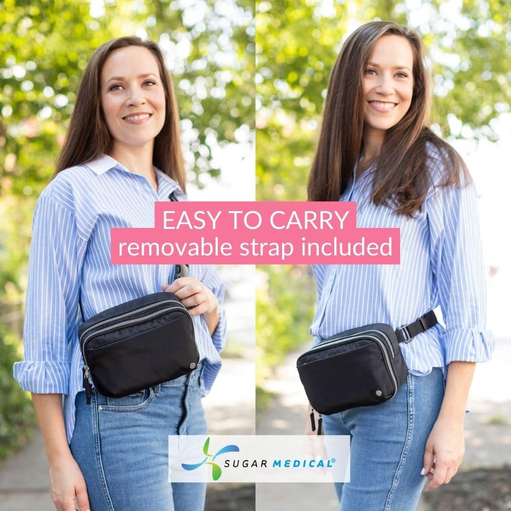 Compact Sugar Medical diabetes supplies case for easy organization