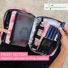 Sugar Medical insulated cooling pocket keeps insulin pens cooler during travel.