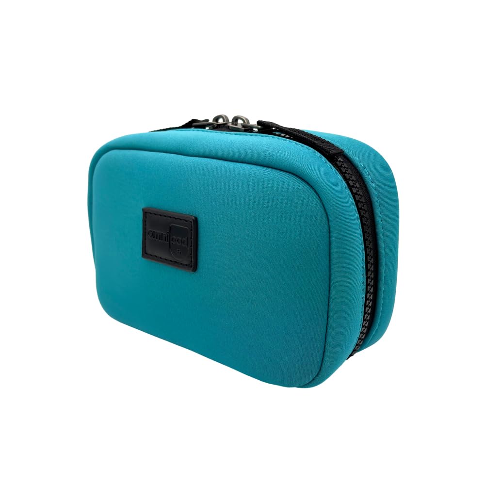 Sugar Medical Omnipod Metro case front view showing organized pockets for pods and strips.