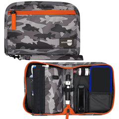 Sugar Medical Omnipod Supply Case front view shows organized compartments for pods and PDM, easy access