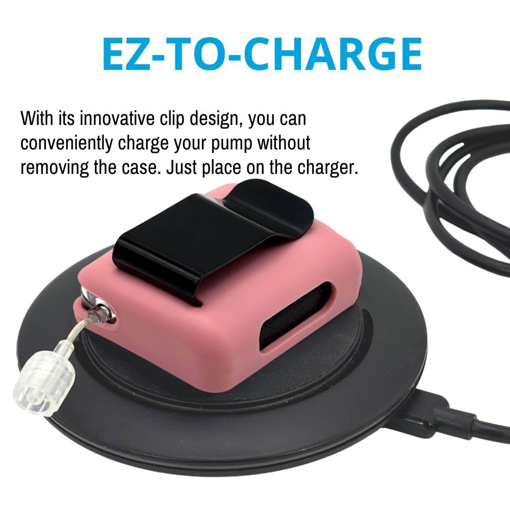 Sugar Medical Tandem Mobi EZ-to-Charge Clip easy attach and detach for active daily wear.