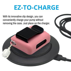 Sugar Medical Tandem Mobi EZ-to-Charge Clip easy attach and detach for active daily wear.