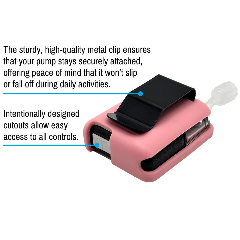 Sugar Medical Tandem Mobi EZ-to-Charge Clip quick access to control button without removing clip.