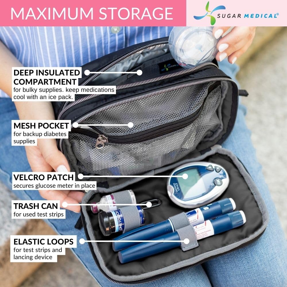 Waist-to-crossbody conversion feature of Sugar Medical bag for flexible wear