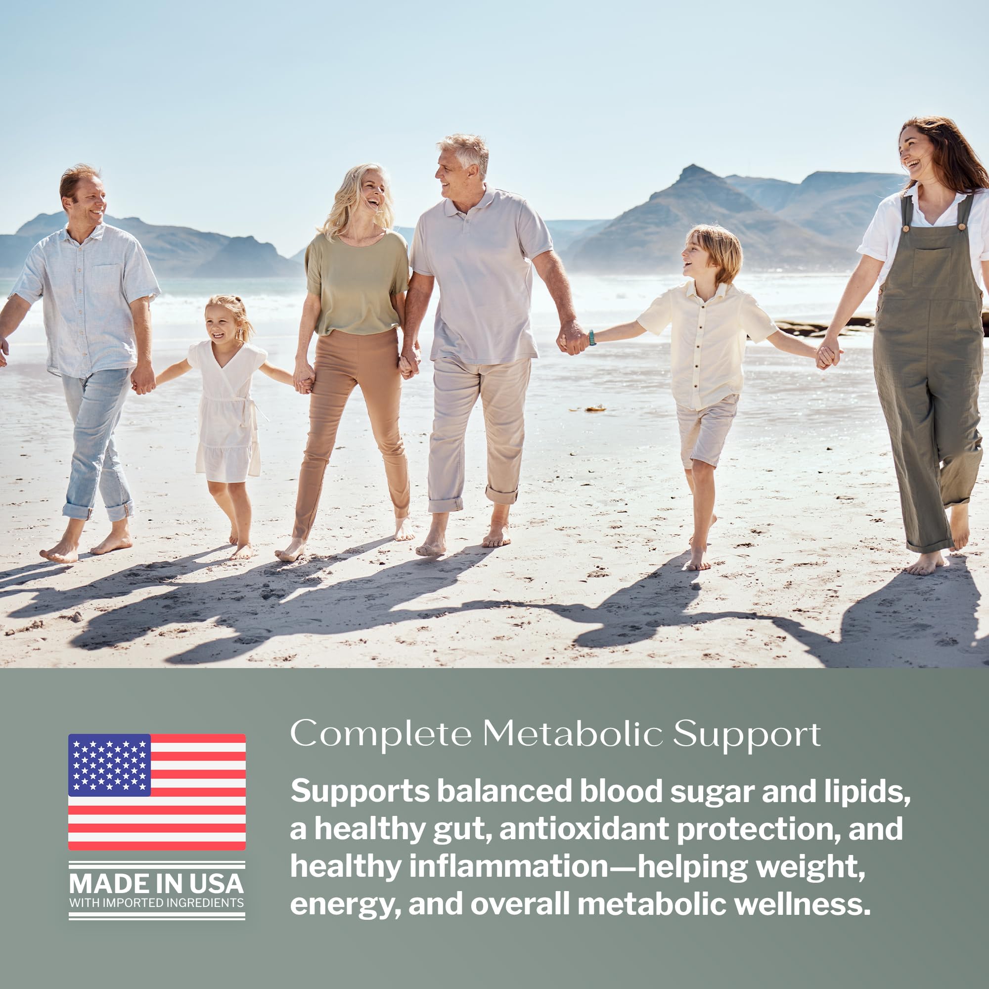 SugarMD GLUXION vegan non-GMO symbols reinforce clean, plant-based support.