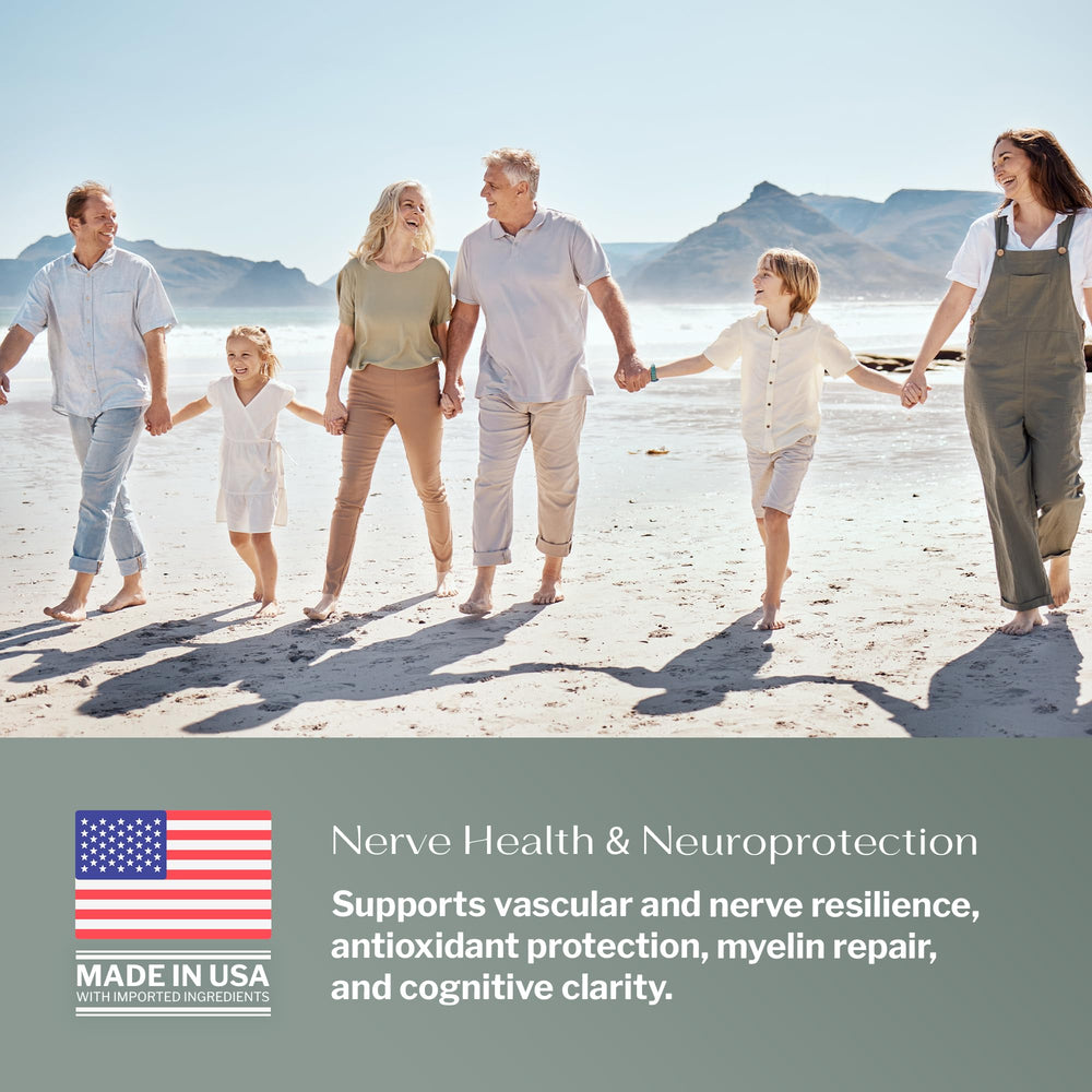 SugarMD Neuropathy doctor-formulated seal conveys expert-backed support.