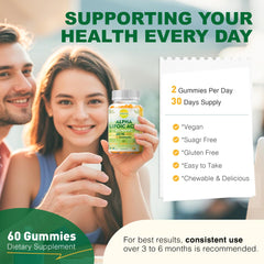 Lemon flavored gummies in hand for a tasty daily bite.