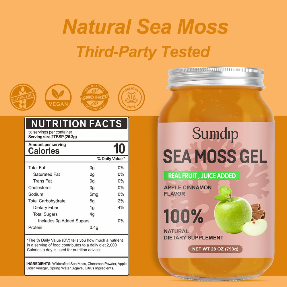 SumDIP Sea Moss Gel spread on bread for quick daily nourishment