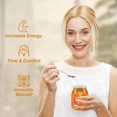 SumDIP Sea Moss Gel smoothie serving idea for energy and wellness.