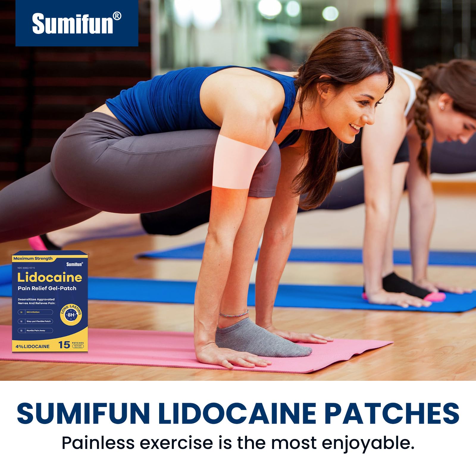 Sumifun 4% lidocaine patches pack offers value and versatile relief for multiple areas.