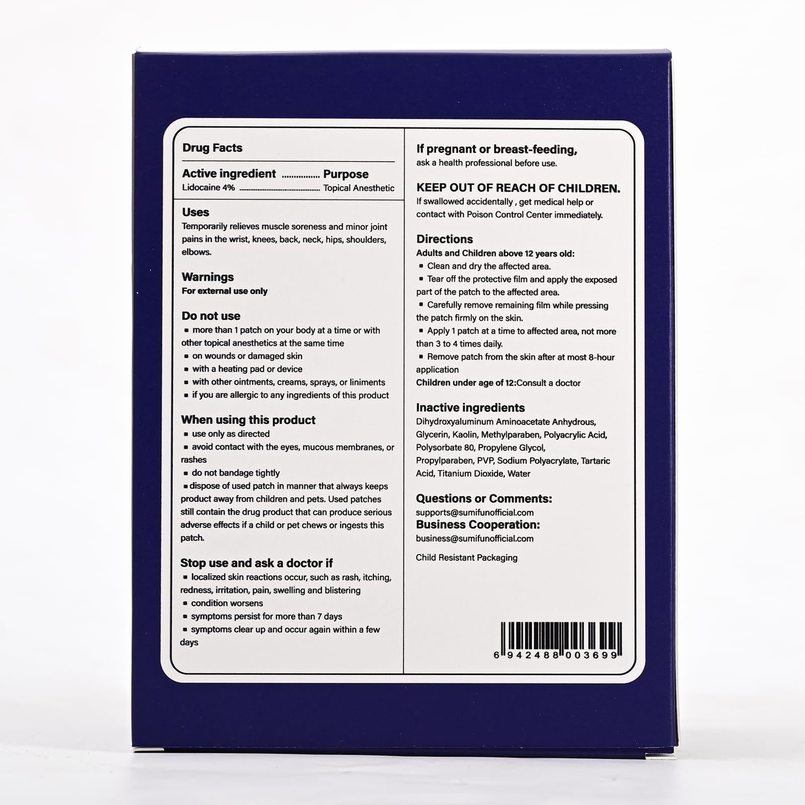 Sumifun clear-use instructions help ensure proper, safe application