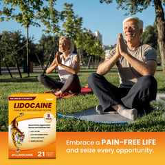 Sumifun Lidocaine Patch is a convenient 21-count pack for quick relief at home or work.