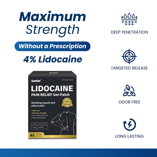 Sumifun Lidocaine Patch for neck pain offers fast, localized comfort you can apply anytime.