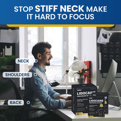 Sumifun lidocaine patches cut to fit larger areas