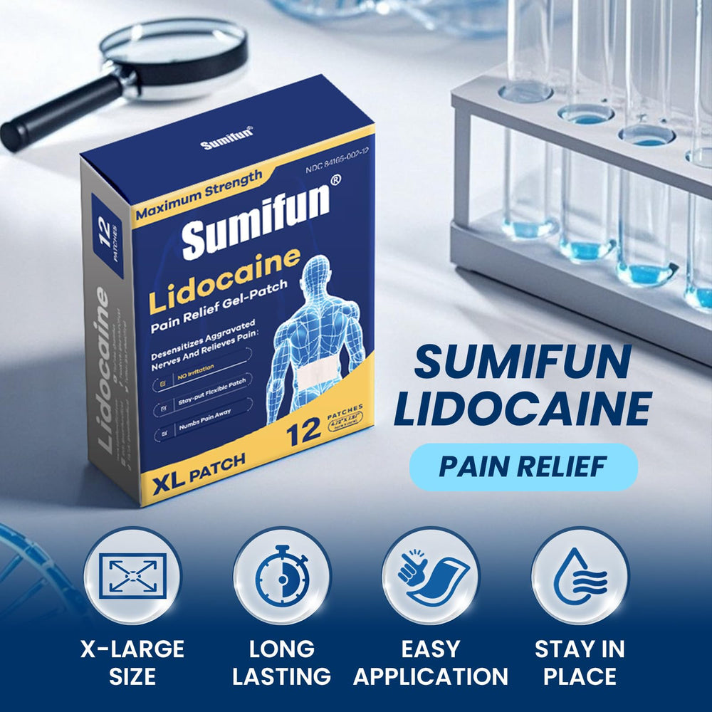 Sumifun XL patch shoulder blade area discreet under clothing.