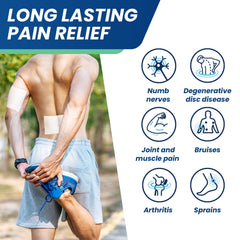 Sumifun maximum-strength lidocaine patch front view for broad coverage