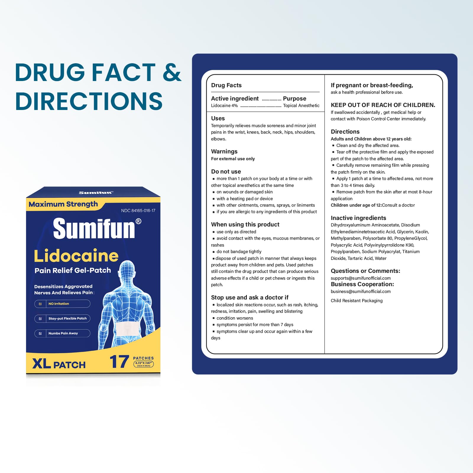 Sumifun XL 17-count box offers ongoing comfort and convenience.